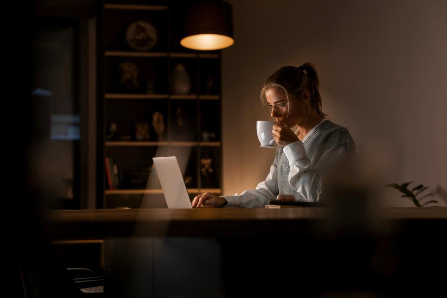 Professional office workspace for client consultations